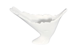 Phillips Collection Burled Glossy White Vase