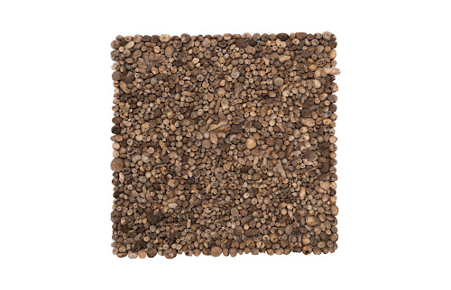 Phillips Collection Manhattan Square with Glass Coffee Table