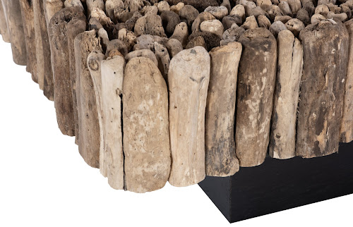 Phillips Collection Manhattan Square with Glass Coffee Table