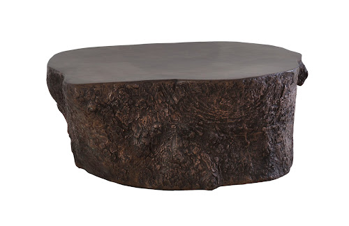 Phillips Collection Bark Bronze Coffee Table