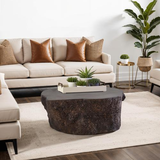 Phillips Collection Bark Bronze Coffee Table