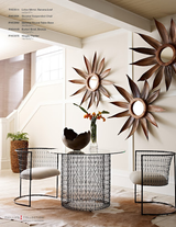 Phillips Collection Burled Resin Bronze Finish Bowl