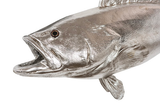 Phillips Collection Estuary Cod Fish Wall Sculpture Resin Silver Leaf Accent