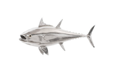 Phillips Collection Bluefin Tuna Fish Wall Sculpture Resin Silver Leaf Accent
