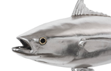 Phillips Collection Bluefin Tuna Fish Wall Sculpture Resin Silver Leaf Accent