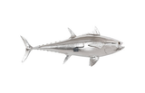 Phillips Collection Bluefin Tuna Fish Wall Sculpture Resin Silver Leaf Accent
