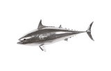 Phillips Collection Mackerel Fish Wall Sculpture Resin Silver Leaf Accent