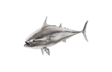 Phillips Collection Mackerel Fish Wall Sculpture Resin Silver Leaf Accent