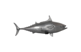 Phillips Collection Mackerel Fish Wall Sculpture Resin Polished Aluminum Finish Accent