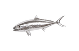 Phillips Collection Yellow Tailed King Fish Wall Sculpture Resin Silver Leaf Accent