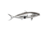Phillips Collection Yellow Tailed King Fish Wall Sculpture Resin Silver Leaf Accent