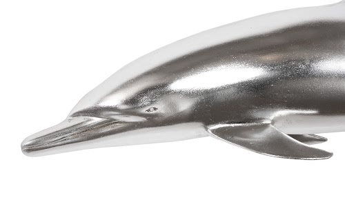 Phillips Collection Dolphin Silver Leaf Accent