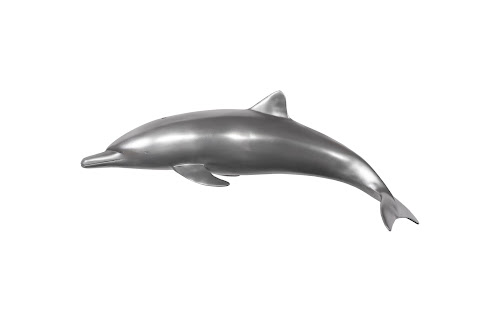 Phillips Collection Dolphin Polished Aluminum Accent