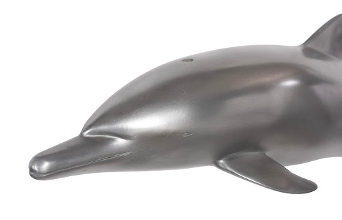 Phillips Collection Dolphin Polished Aluminum Accent