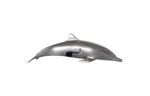 Phillips Collection Dolphin Polished Aluminum Accent