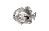 Phillips Collection Australian Bat Fish Wall Sculpture Resin Silver Leaf Accent
