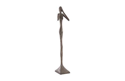 Phillips Collection See No Evil Slender Sculpture Large Resin Bronze Finish Accent