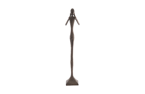 Phillips Collection See No Evil Slender Sculpture Large Resin Bronze Finish Accent