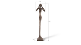 Phillips Collection Hear No Evil Slender Sculpture Large Resin Bronze Finish Accent