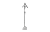 Phillips Collection Hear No Evil Skinny Sculpture Silver Leaf LG Accent