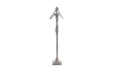 Phillips Collection Hear No Evil Skinny Sculpture Silver Leaf LG Accent