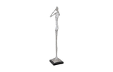 Phillips Collection See No Evil Slender Sculpture Small Resin Silver Leaf Accent