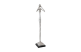 Phillips Collection Hear No Evil Slender Sculpture Small Resin Silver Leaf Accent
