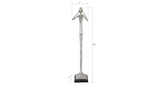 Phillips Collection Hear No Evil Slender Sculpture Small Resin Silver Leaf Accent