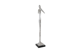 Phillips Collection Speak No Evil Slender Sculpture Small Resin Silver Leaf Accent