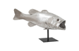 Phillips Collection Large Mouth Bass Fish with Stand Accent