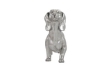 Phillips Collection Dachshund Silver Leaf Accent
