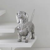 Phillips Collection Dachshund Silver Leaf Accent