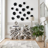 Phillips Collection Square Root  Table Silver Leaf Console
