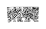 Phillips Collection Square Root  Table Silver Leaf Console
