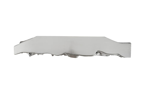 Phillips Collection Square Root  Table Silver Leaf Console
