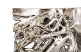 Phillips Collection Square Root  Table Silver Leaf Console