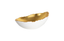 Phillips Collection Broken Egg White and Gold Leaf Bowl