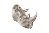 Phillips Collection Rhino Wall Art Resin Silver Leaf Accent