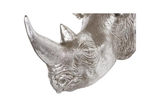 Phillips Collection Rhino Wall Art Resin Silver Leaf Accent