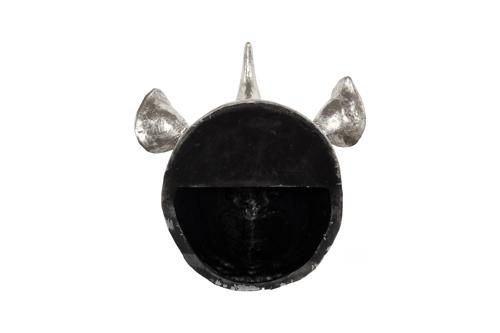 Phillips Collection Rhino Wall Art Resin Silver Leaf Accent