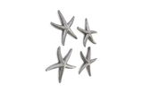 Phillips Collection Starfish Silver Leaf Set of 4 SM Accent