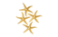 Phillips Collection Starfish Gold Leaf Set of 4 MD Accent