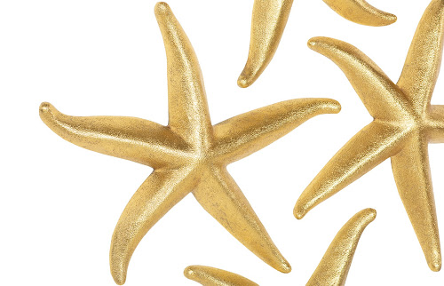 Phillips Collection Starfish Gold Leaf Set of 4 LG Accent