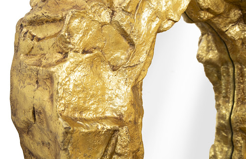 Phillips Collection Rock Pond Gold Leaf Mirror