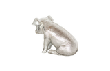 Phillips Collection Sitting Piglet Silver Leaf Tabletop