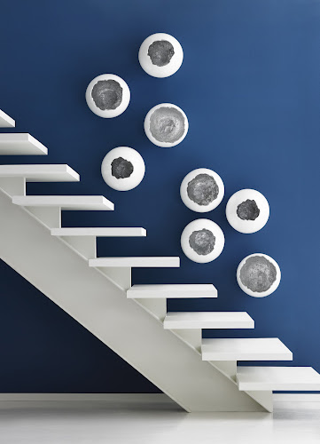 Phillips Collection Broken Egg Wall Art White and Silver Leaf Set of 4 Accent