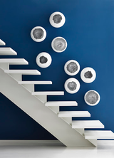 Phillips Collection Broken Egg Wall Art White and Silver Leaf Set of 4 Accent