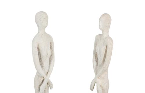 Phillips Collection Lloyd and Lottie Sculpture Extra Small Resin Roman Stone Tabletop