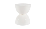 Phillips Collection Totem White Gel Coat LG Stool