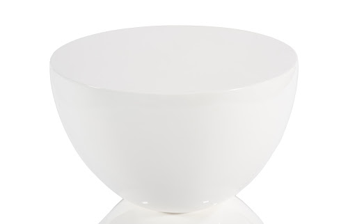 Phillips Collection Totem White Gel Coat LG Stool